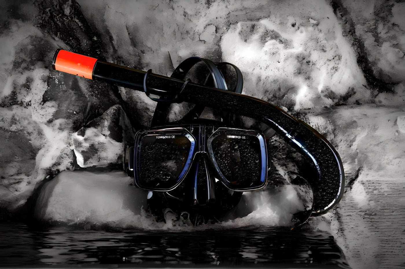 USCG Rescue Swimmer Dive Mask and Snorkel Combo