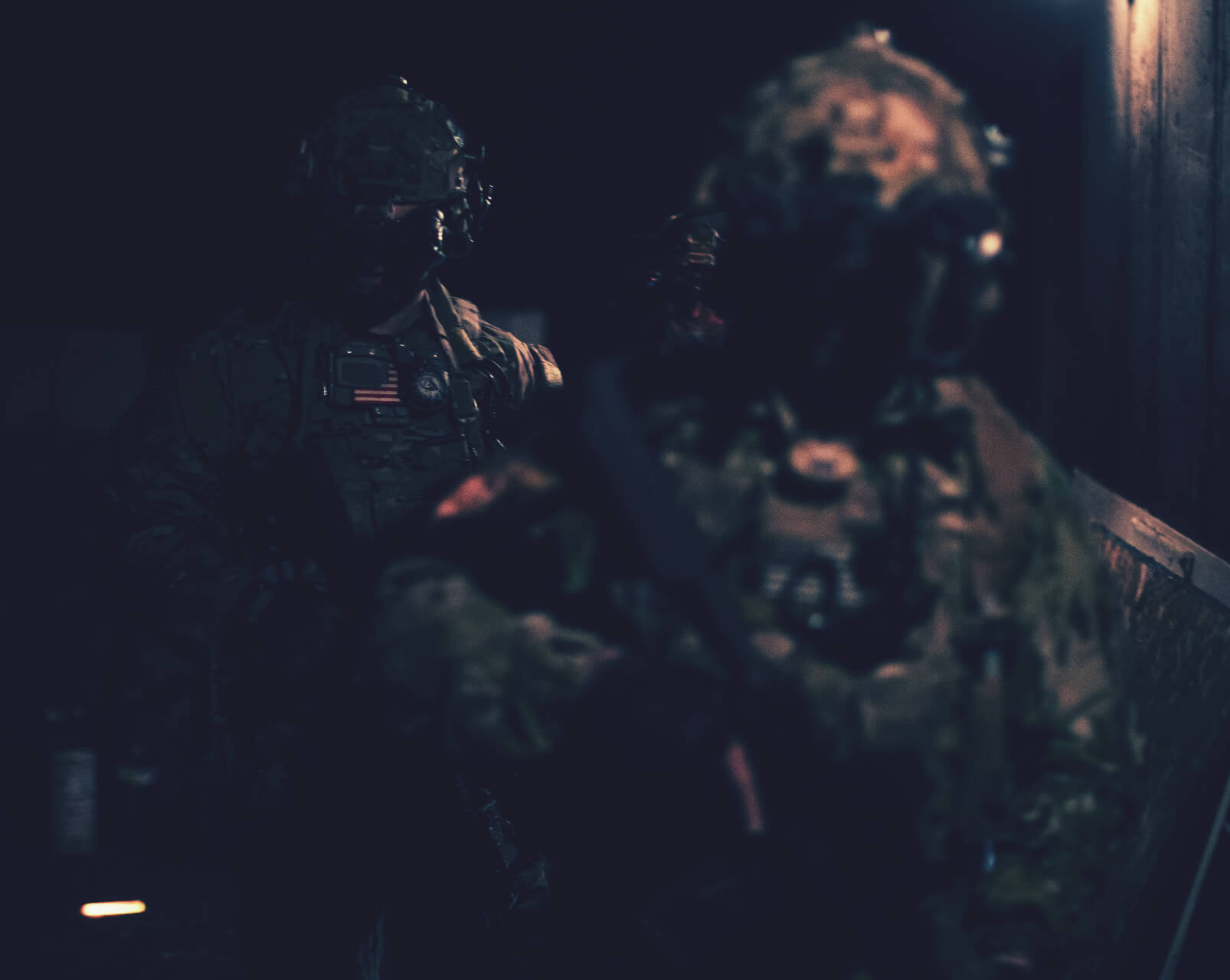 ATACLETE Army Special Forces wearing night vision