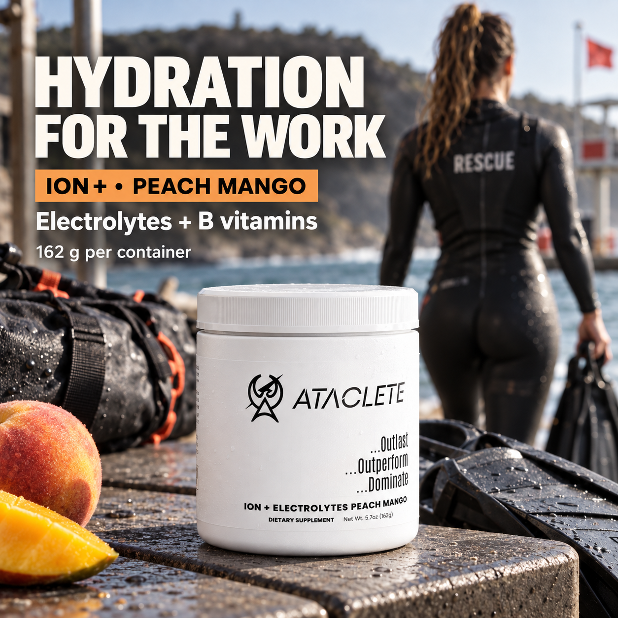 ATACLETE ION+ Hydration Supplement (Peach Mango)