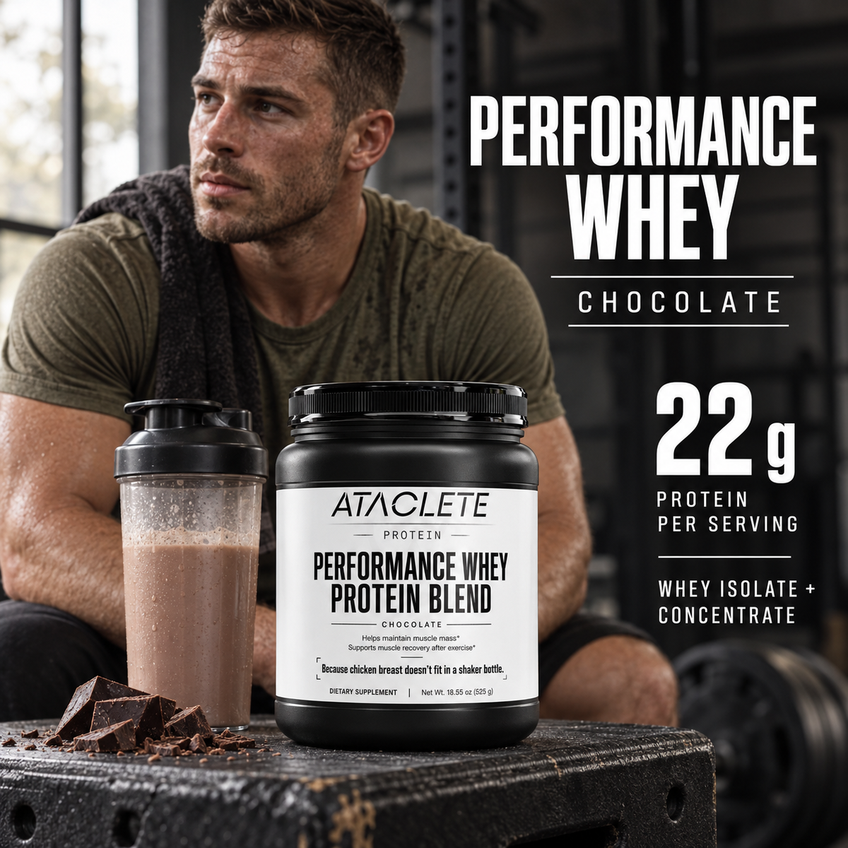 Performance Whey Protein Blend (Chocolate)