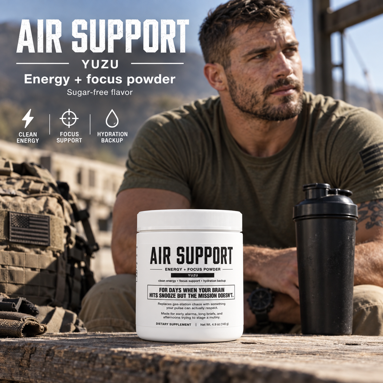 Air Support Energy Powder (Yuzu Flavor)
