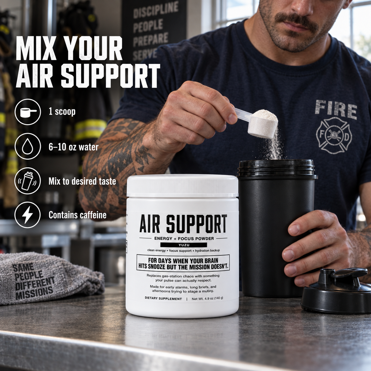 Air Support Energy Powder (Yuzu Flavor)