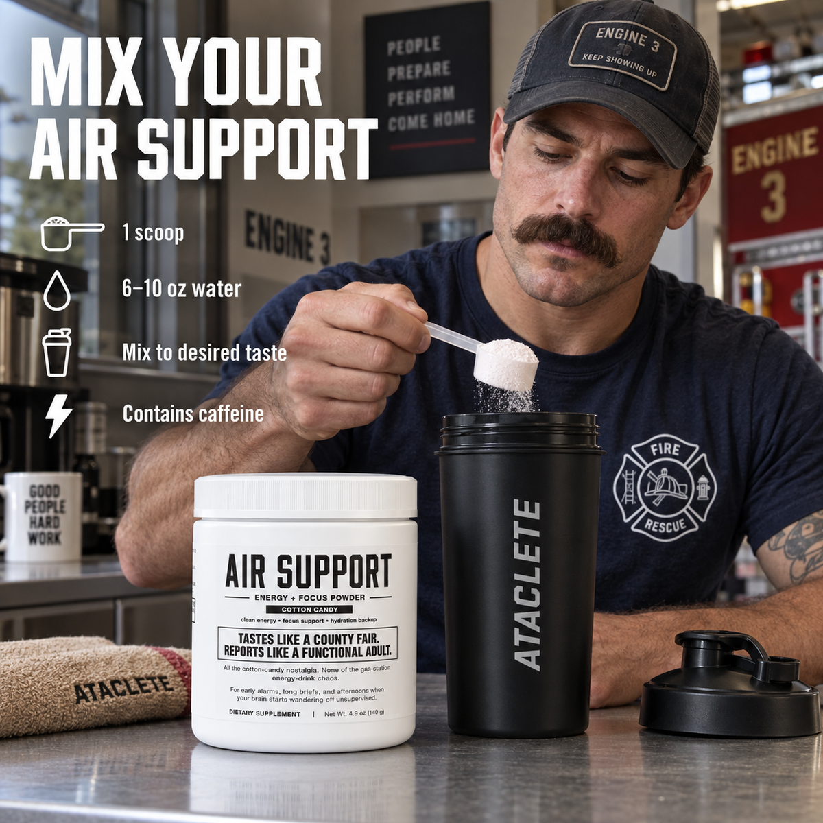 Air Support Energy Powder (Cotton Candy)