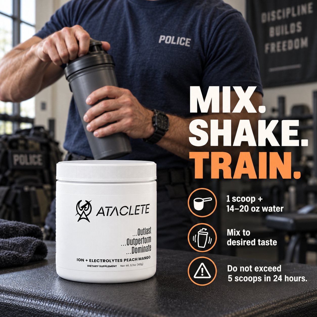 ATACLETE ION+ Hydration Supplement (Peach Mango)