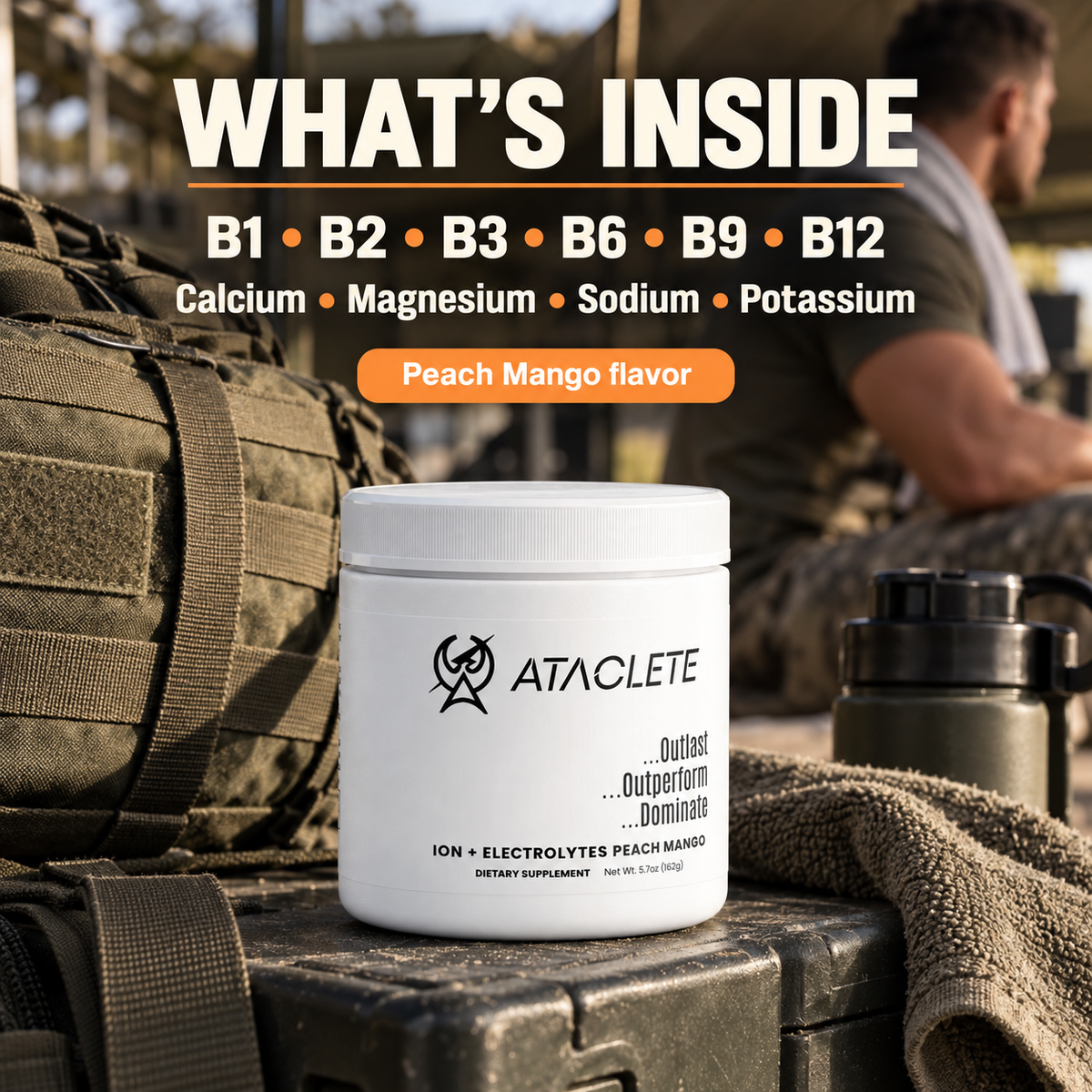 ATACLETE ION+ Hydration Supplement (Peach Mango)