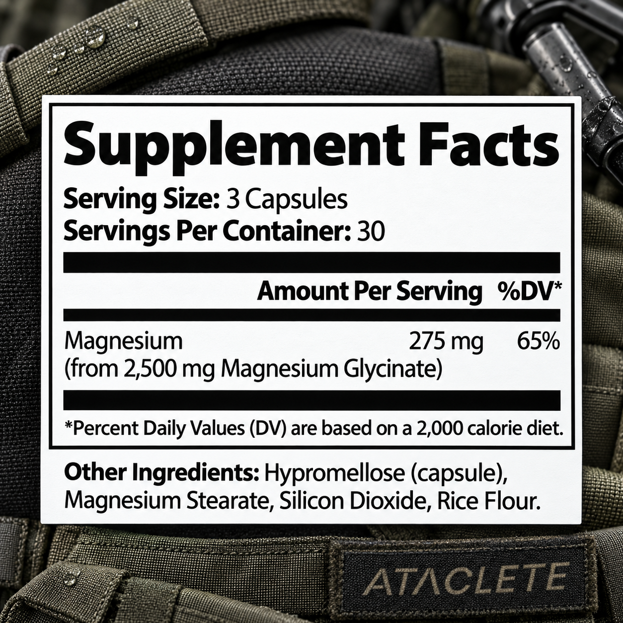 ATACLETE Rest & Recovery - Magnesium Glycinate