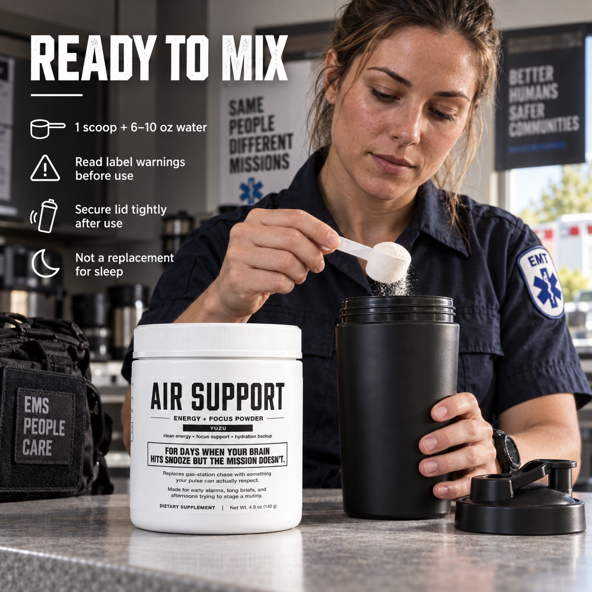 Air Support Energy Powder (Yuzu Flavor)