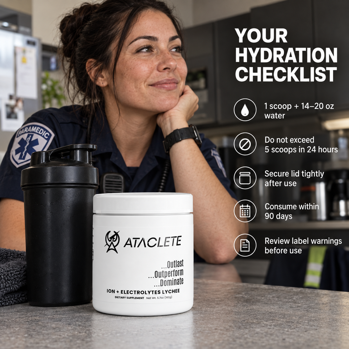 ATACLETE ION+ Hydration Supplement (Lychee)