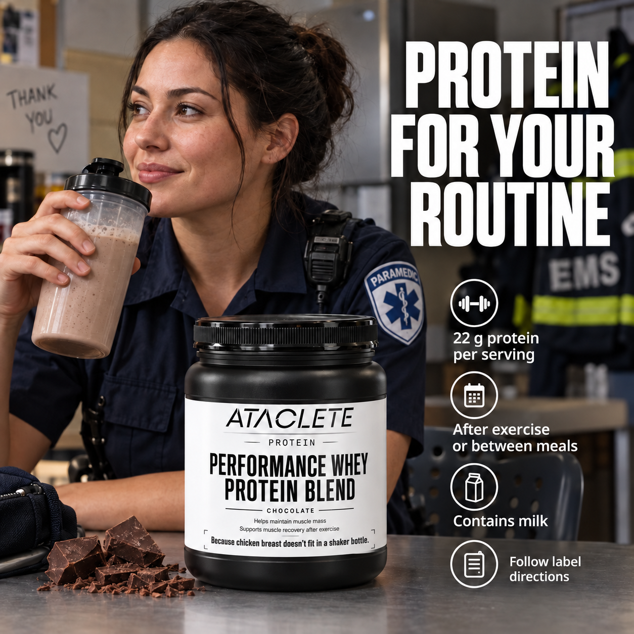 Performance Whey Protein Blend (Chocolate)