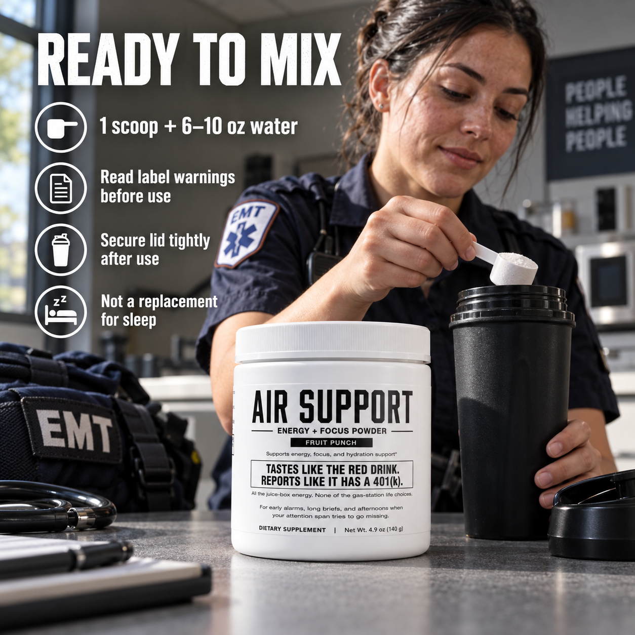 Air Support Energy Powder (Fruit Punch)