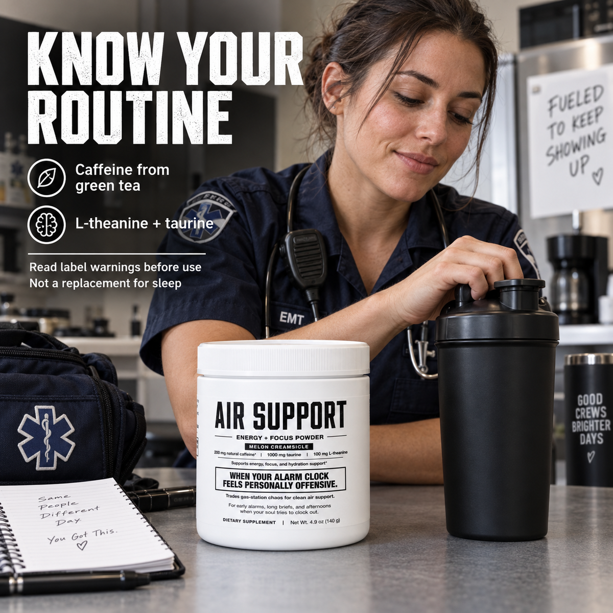 Air Support Energy Powder (Melon Creamsicle)
