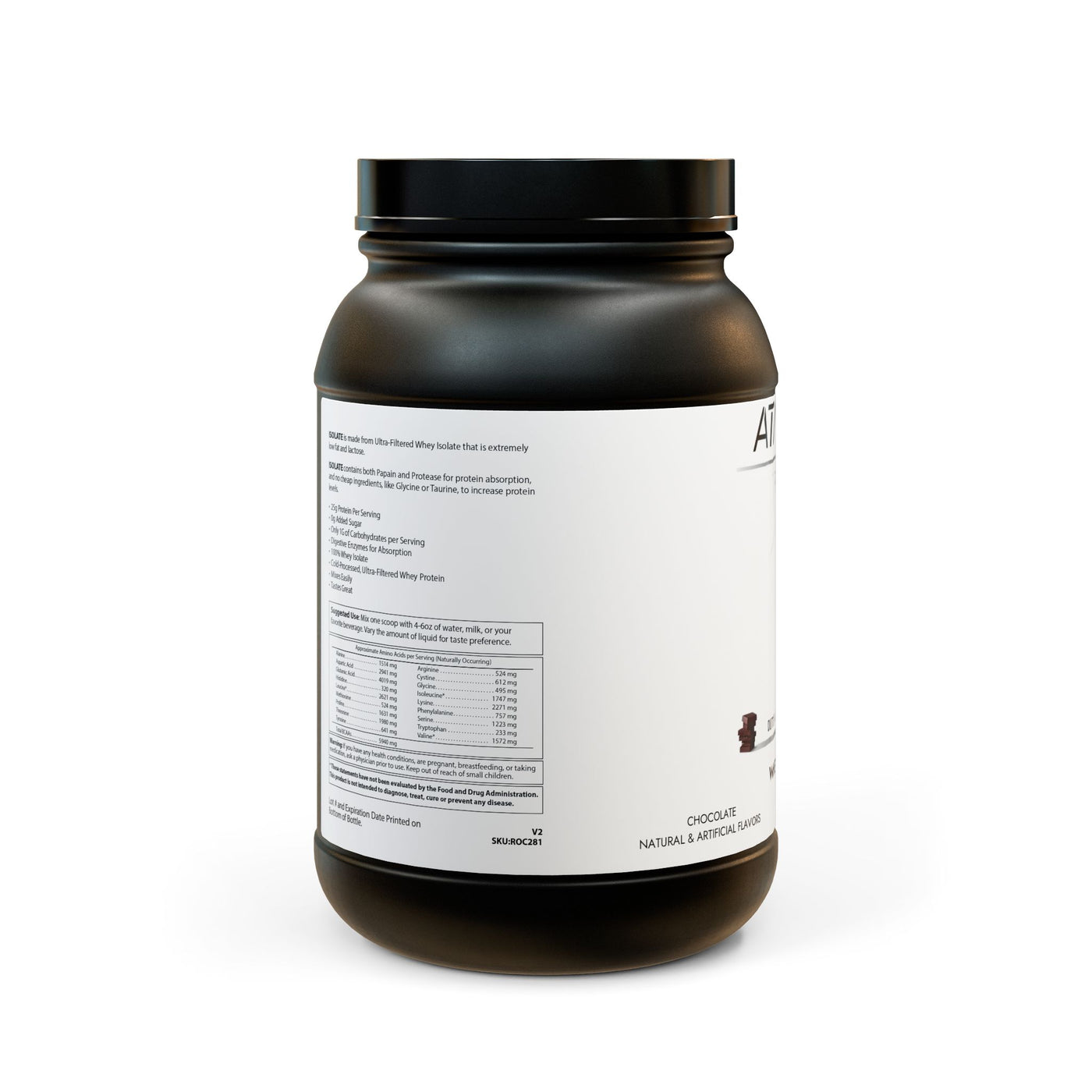 ATACLETE - Cold-Pressed Whey Isolate Protein