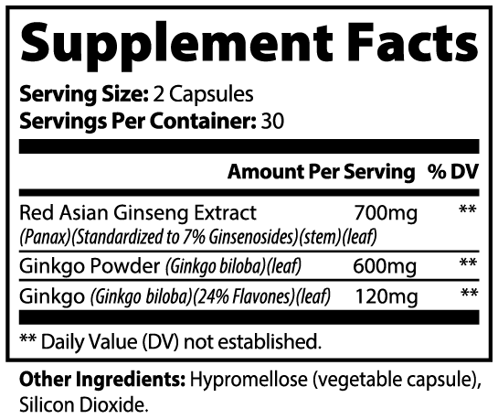 Target Clarity - Ginkgo Biloba + Ginseng