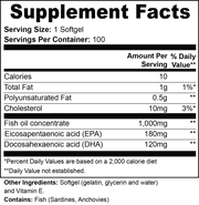 ATACLETE Omega-3 Fish Oil Supplement