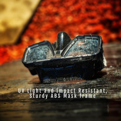 ATACLETE Low-Volume BUDS Twin Lens Dive Mask & Snorkel Combo