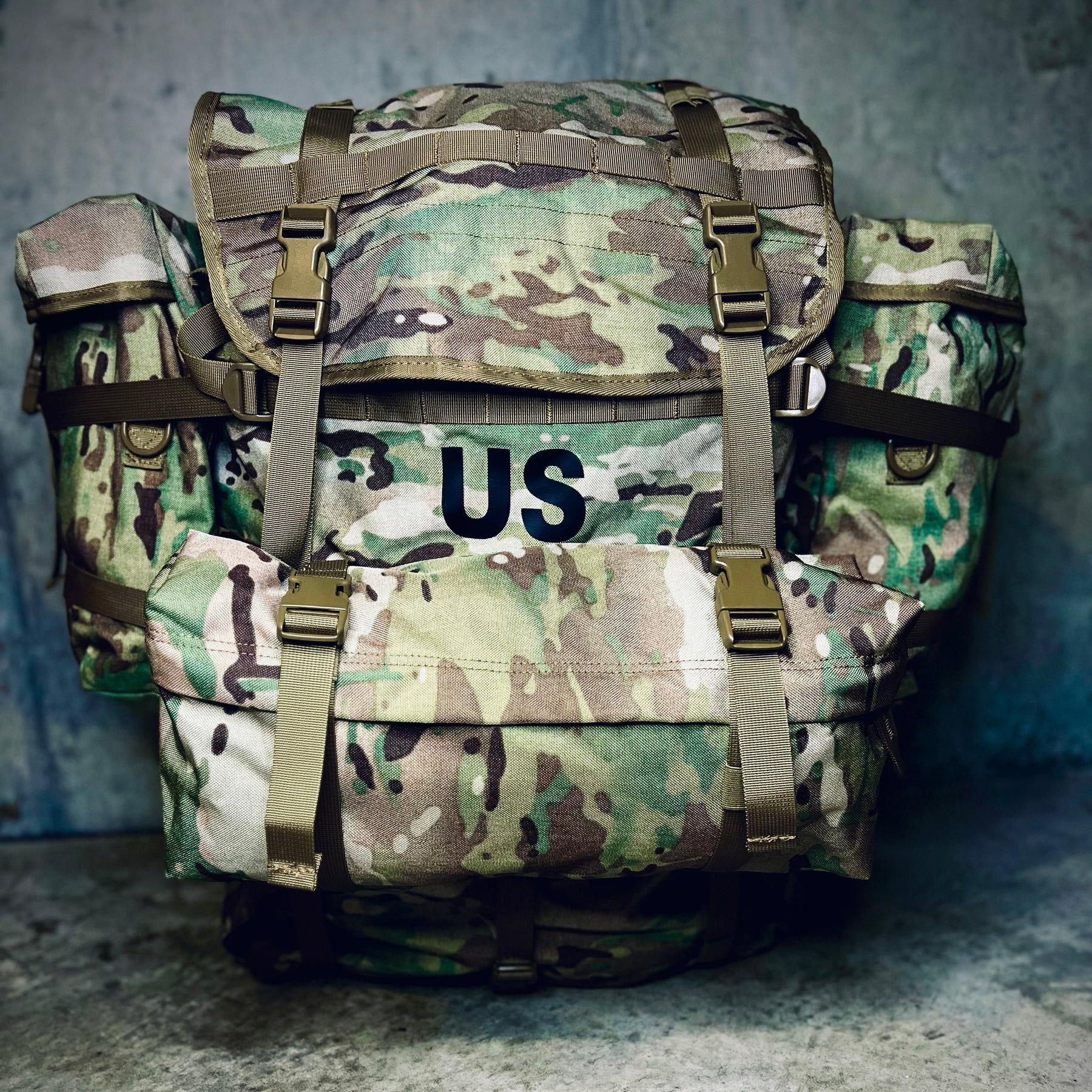 US Army MOLLE II Large Pack - Rucksack with Frame - OCP – ATACLETE