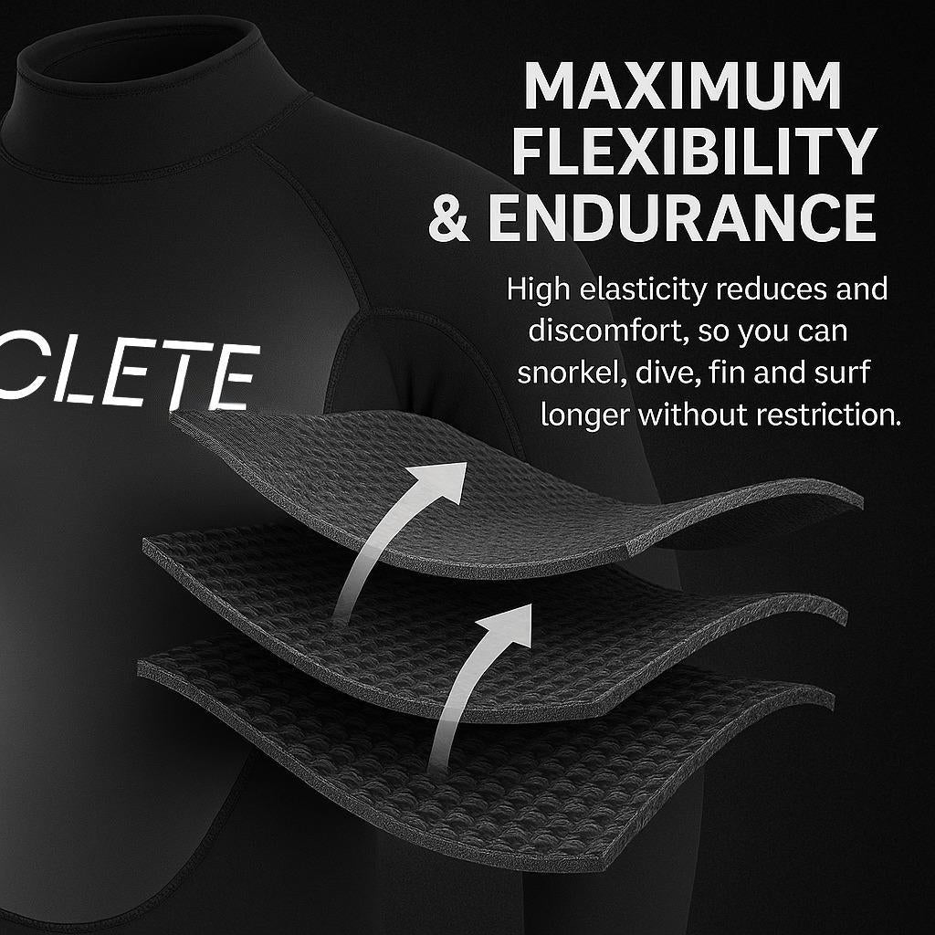 Amphibious 3mm Back Zip Wetsuit