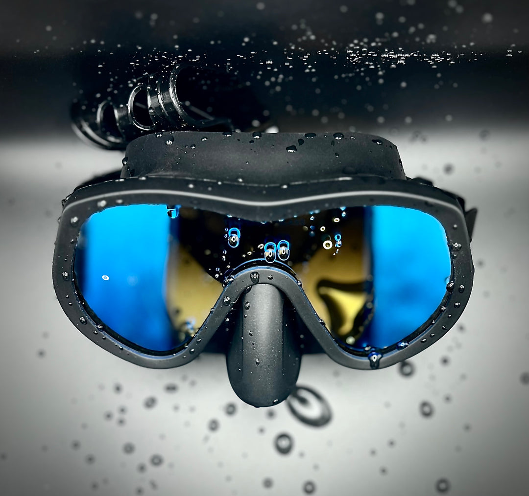 amyntas diving goggles Phantom Mask & Snorkel Shiny Take on any challenge Style:Red Bandana Best Running Gear of