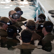 USAF Spec-War Dive Mask and Snorkel Combo