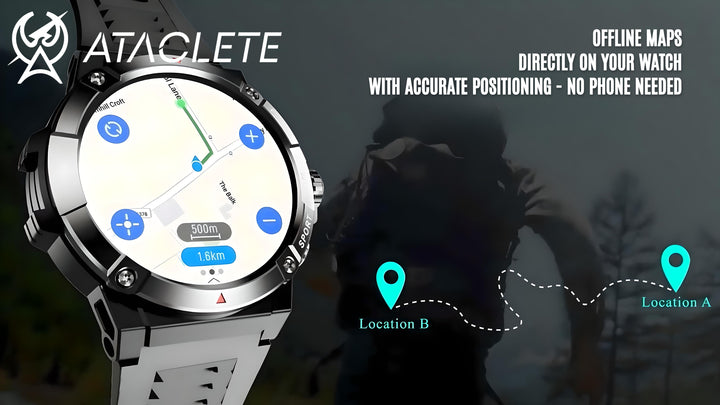 GPS Smartwatch for the Water and Land Athlete - ATACLETE