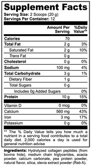 ATACLETE - Grass-Fed Collagen Creamer - Vanilla