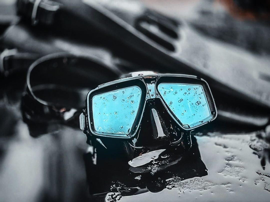 goggles underwater ATACLETE Low-Volume BUDS Twin Lens Dive Mask