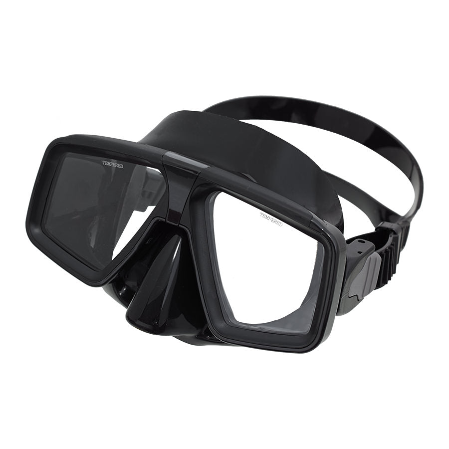 Low Volume Freediving Mask & Snorkel Set (Twin-Glass) - Fader Wetsuits