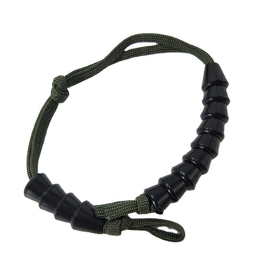 OD Green Military Pace Counter- Black Ranger Beads